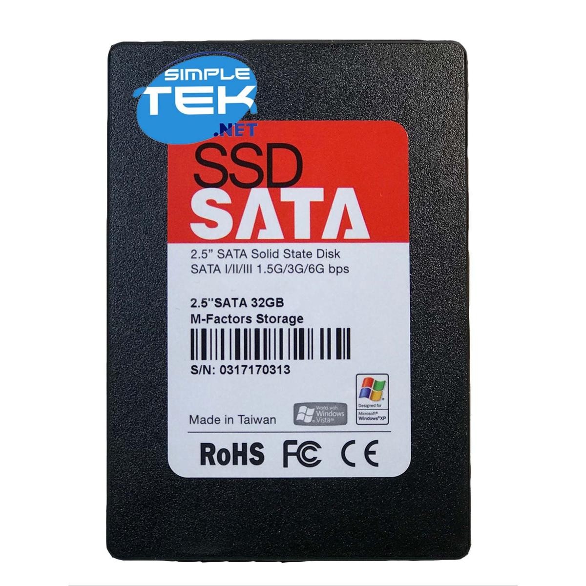 Phison Ssd Mlc 2.5" 32gb SATA Solid State Notebook Desktop PC Aio_