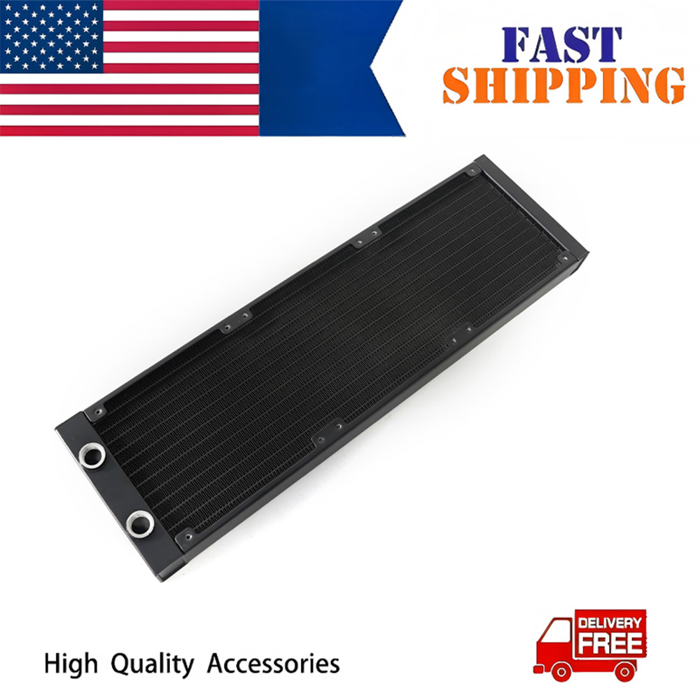 OCOCOO Radiator 360 G1/4 PC 12 Waterway Aluminum Cooler System USA Fast Delivery