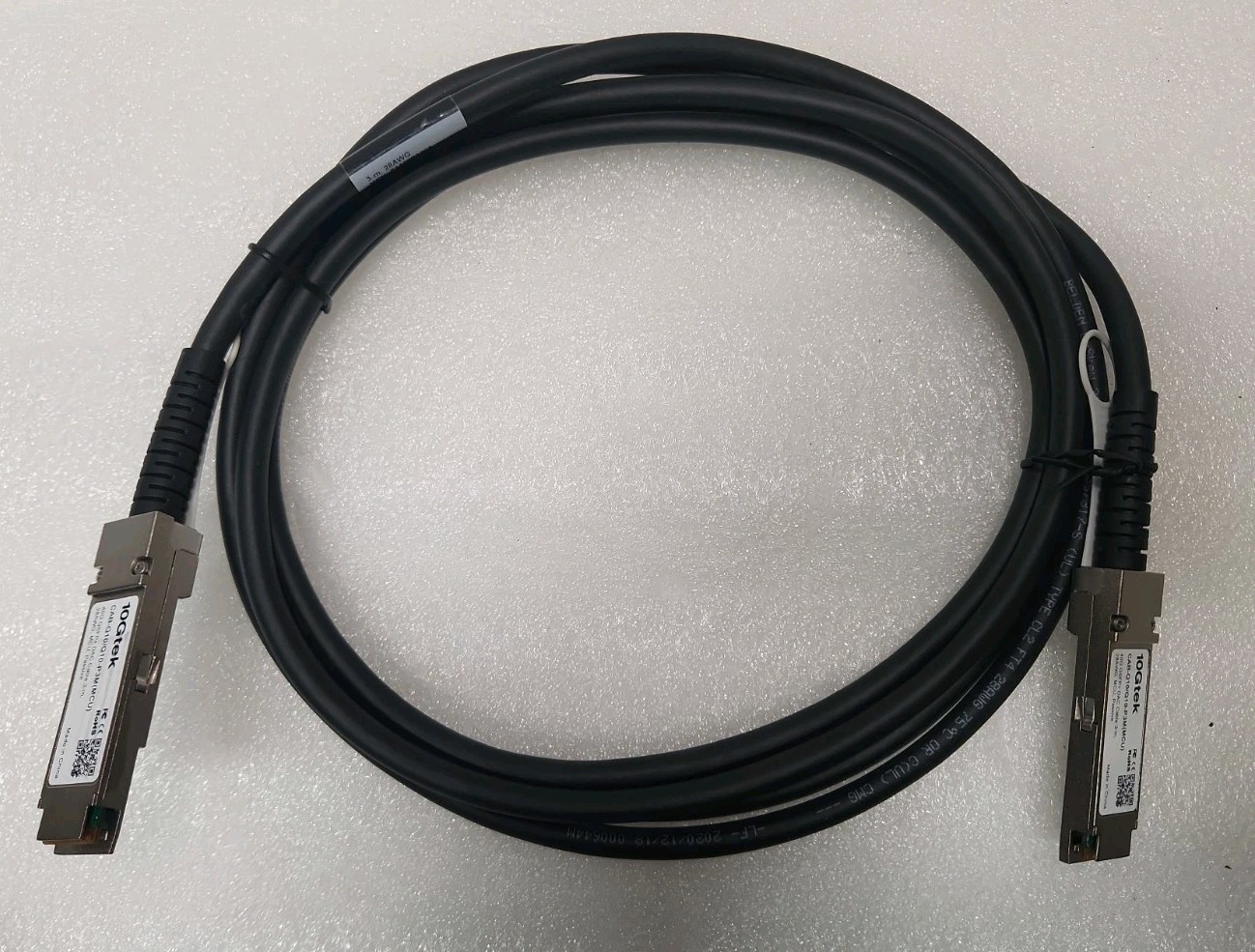 10Gtek 40G QSFP+ DAC Passive CAB-Q10/Q10-P3M (MCU) 3M