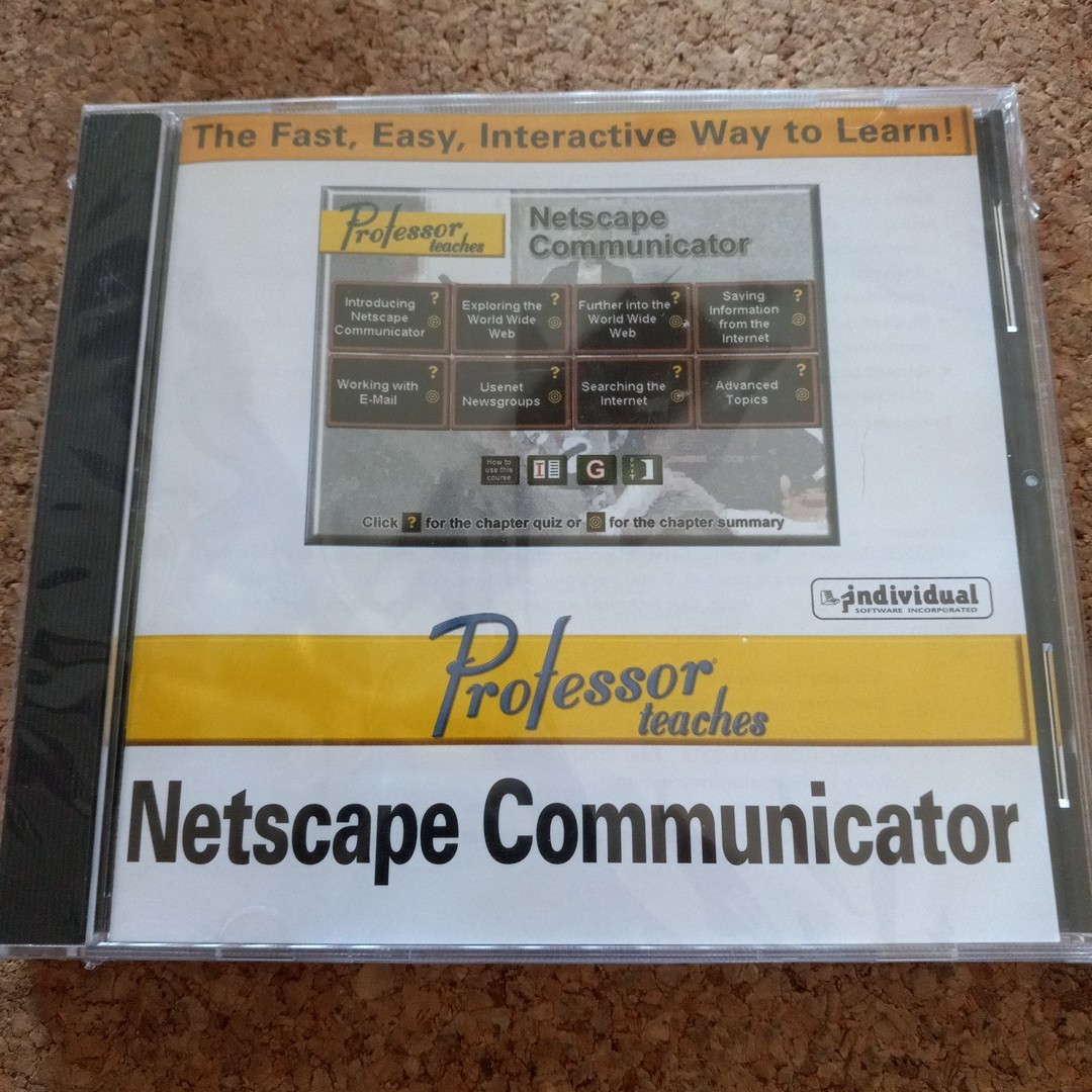 PROFESSOR TEACHES NETSCAPE COMMUNICATOR (2001 PC)
