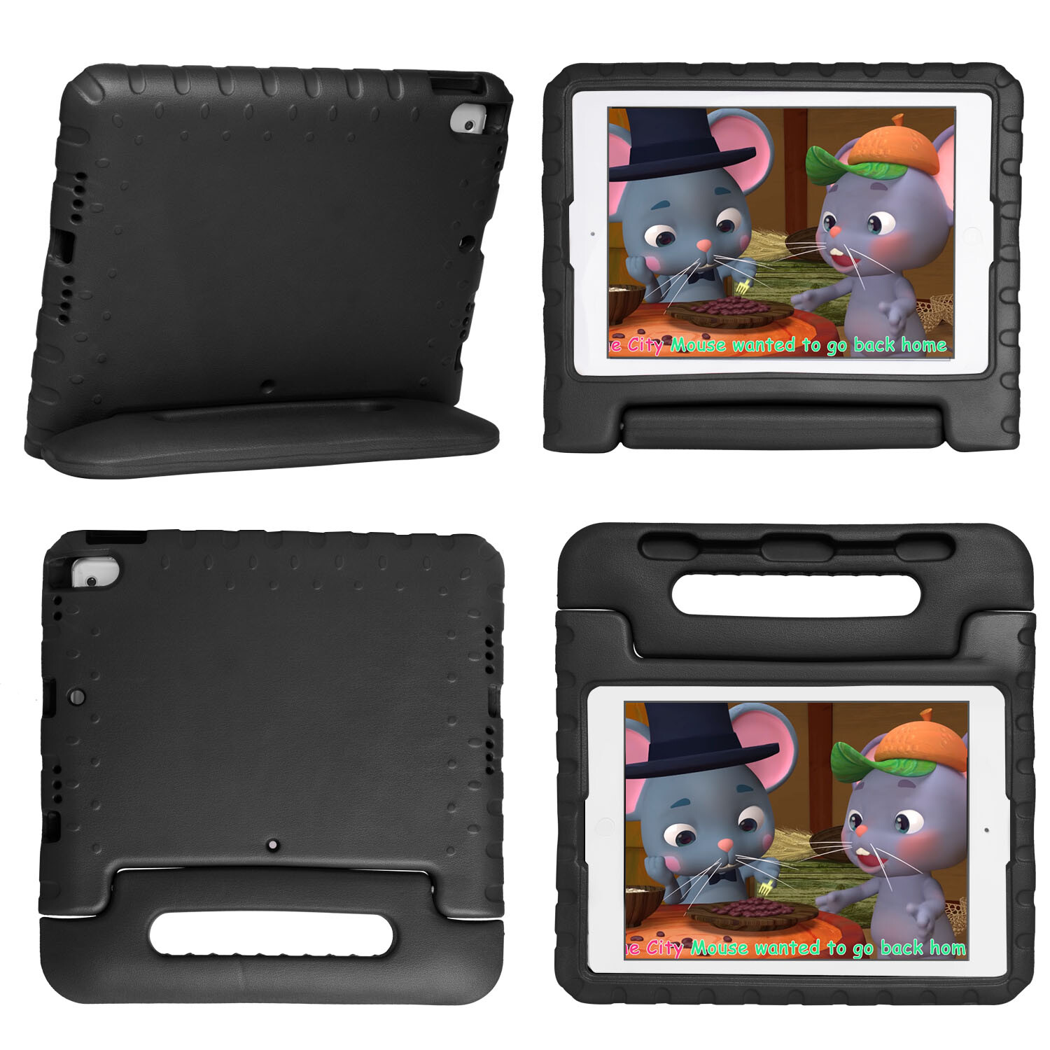 For iPad 11th 10th 9th 8th 7th 6th 5th Gen Pro 11" Air EVA Kids Case Stand Cover