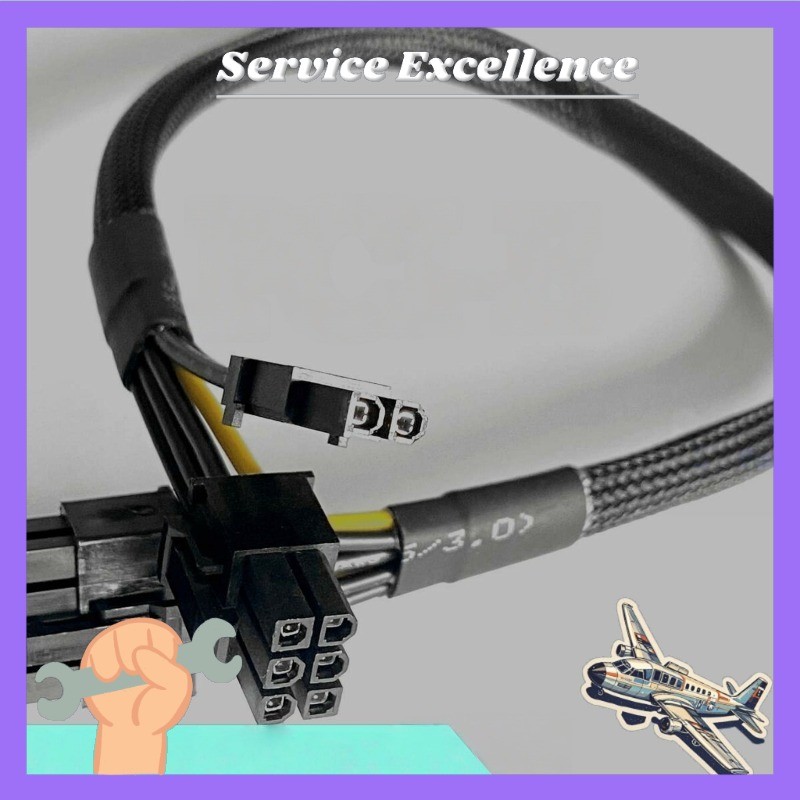 1PCS PCI-E 6+2pin VGA Power Supply Cable for FSP Hydro G Pro 650 750 850 1000W #