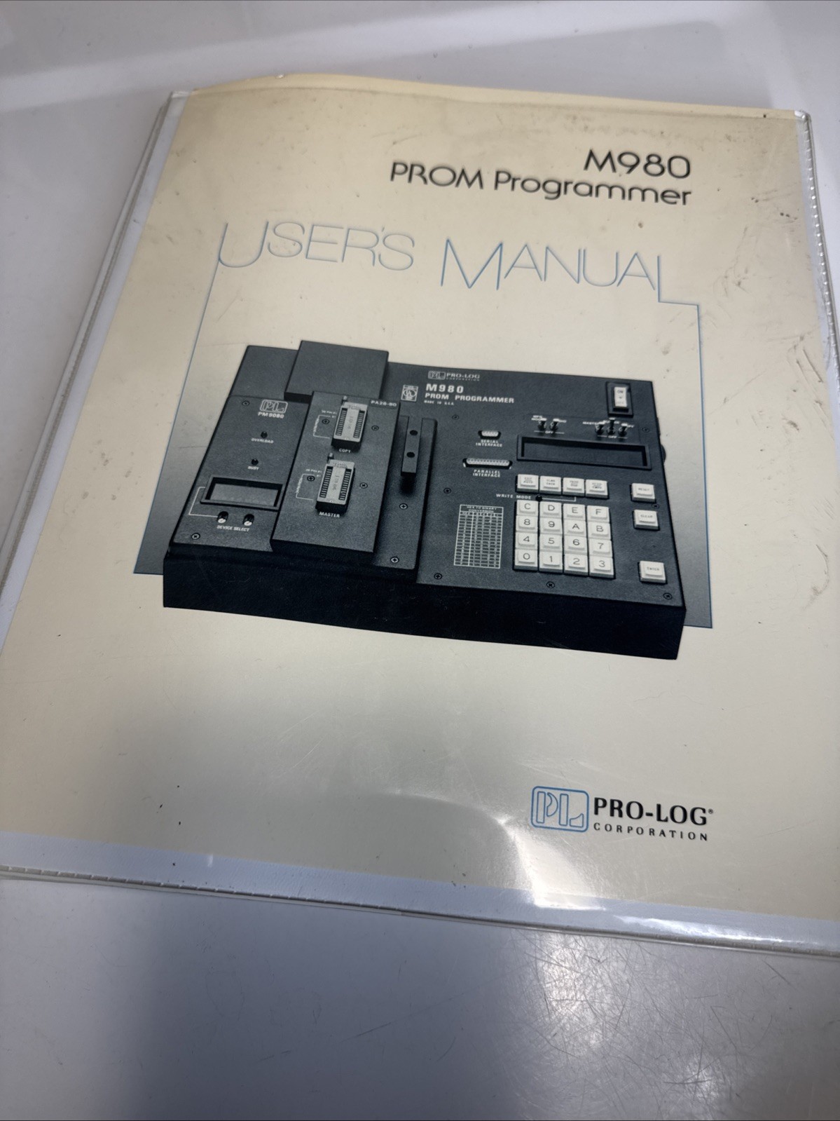 Pro-Log M980 PROM Programmer Users Manual