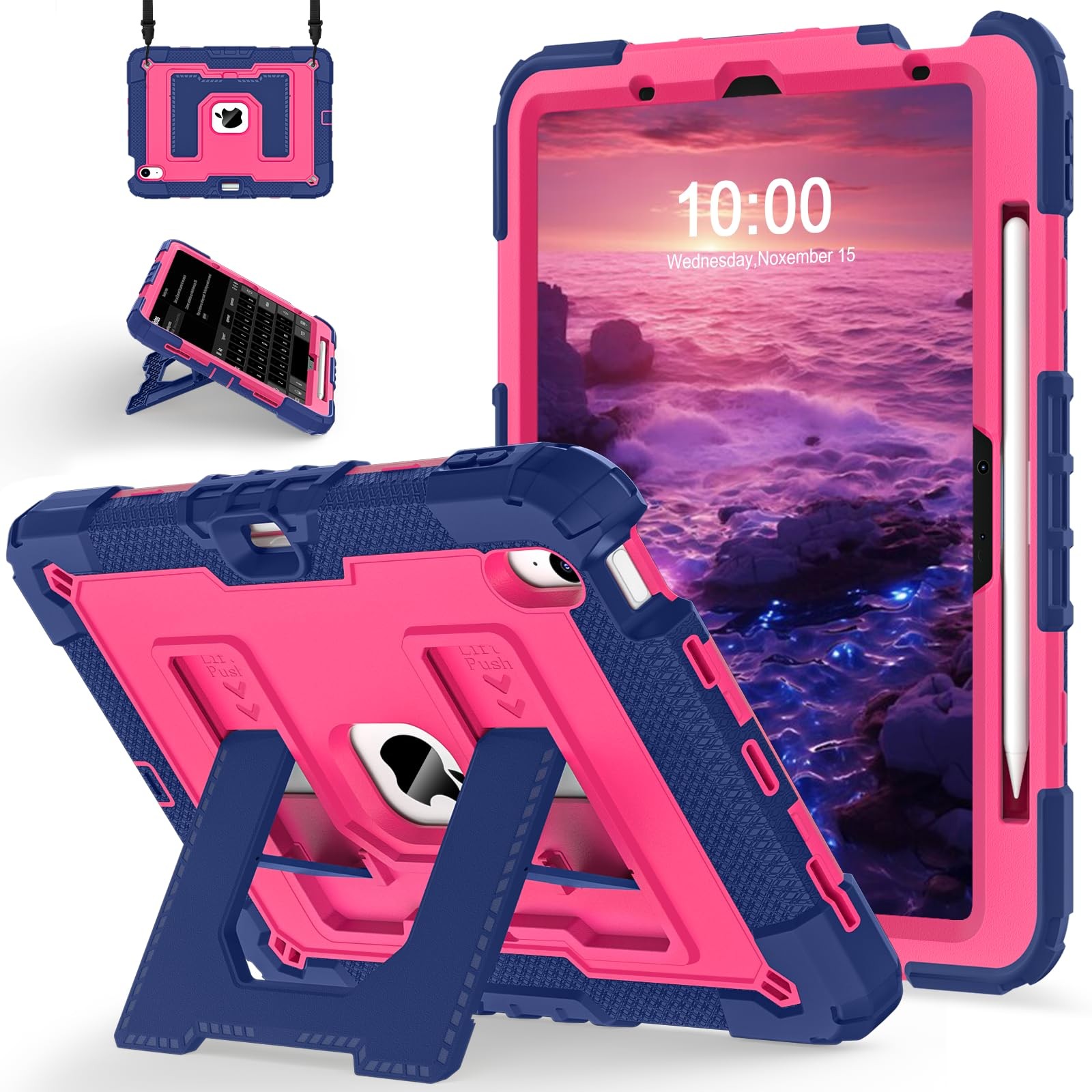 WESOROL CASE for iPad Air 11 Inch M4 (2026) /M3 (2025) /M2 (2024) iPad Air 5t...