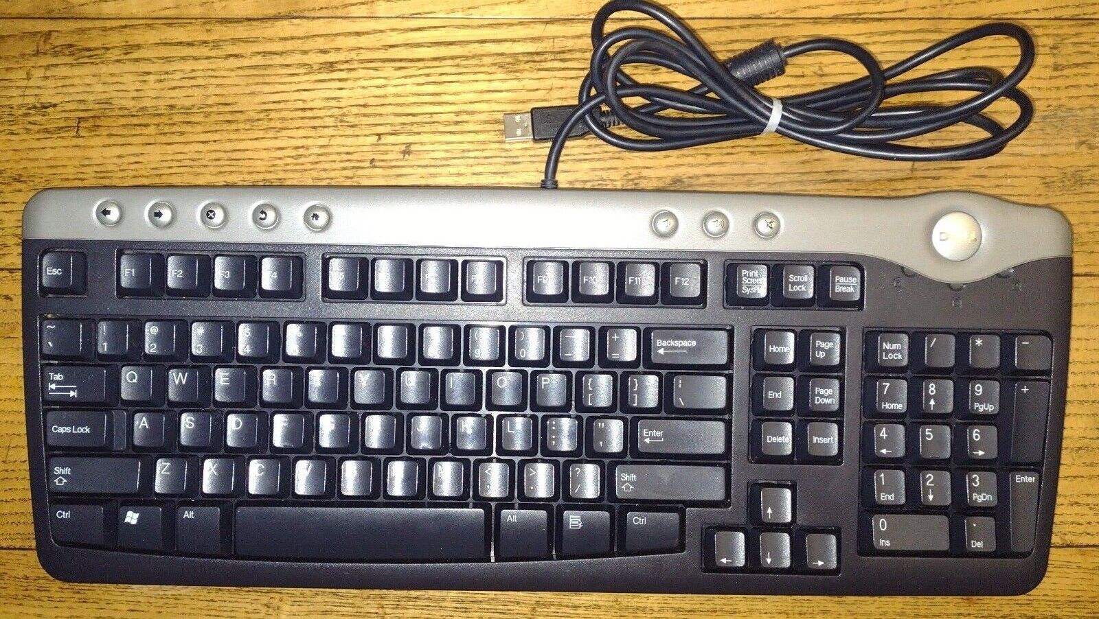 GENUINE Dell Enhanced Multimedia Keyboard, Wired USB, SK-8125, Clean Tested