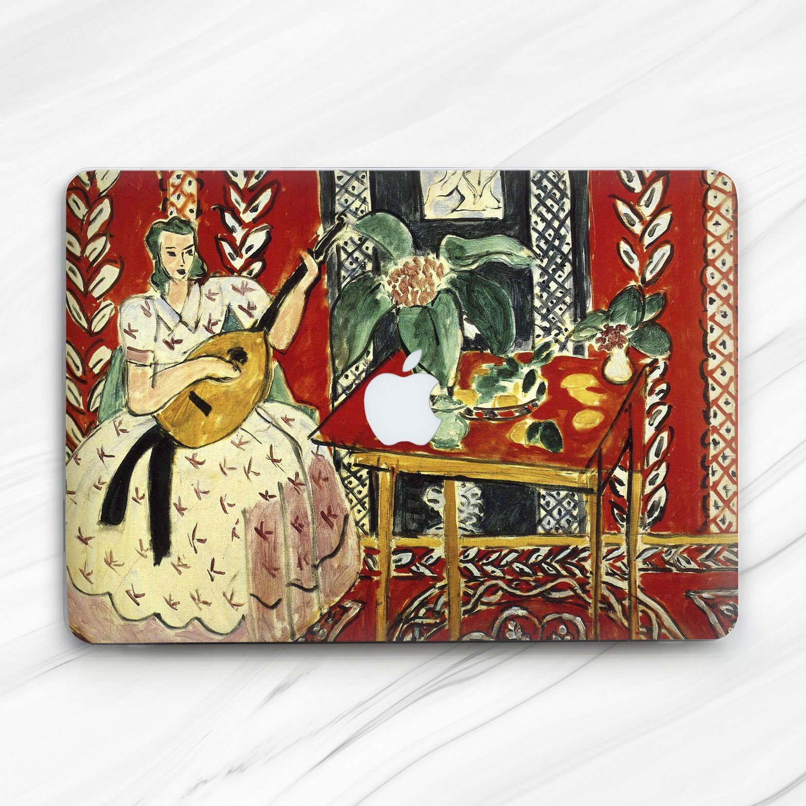 Henri Matisse The Lute Painting Hard Case For Macbook Air 13 Pro 16 13 14 15