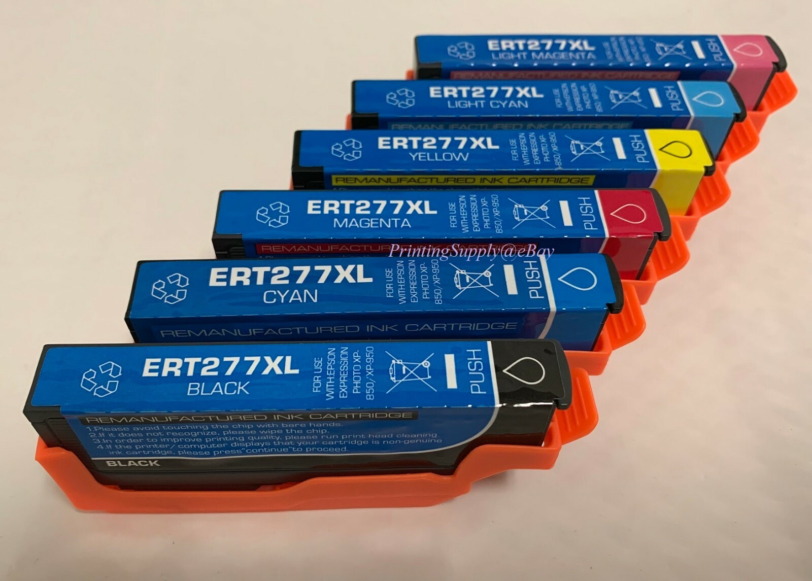  6PK High-Yield 277 277XL Ink For Epson Expression XP750 XP850 XP860 XP950 XP960