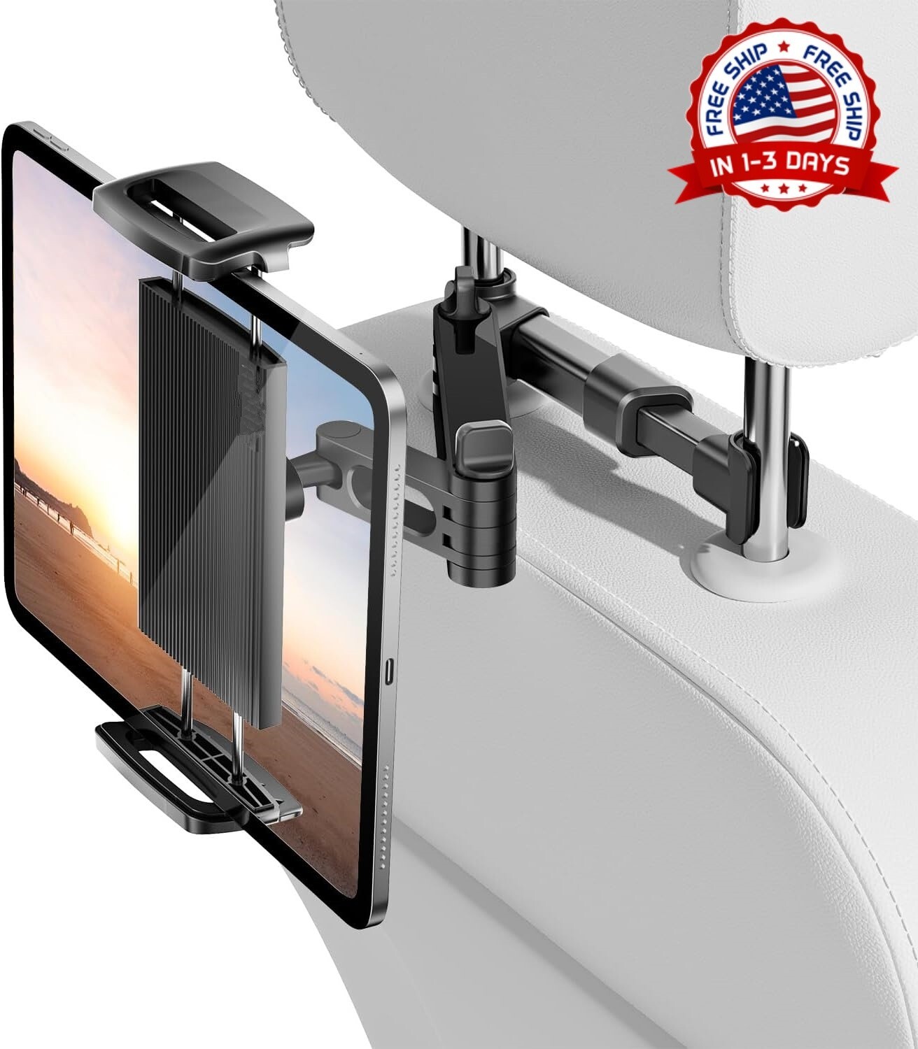 Porta Tablet Para Auto Carro Coche 3 En 1 Alta Calidad Fuerte Para Ipad Tableta