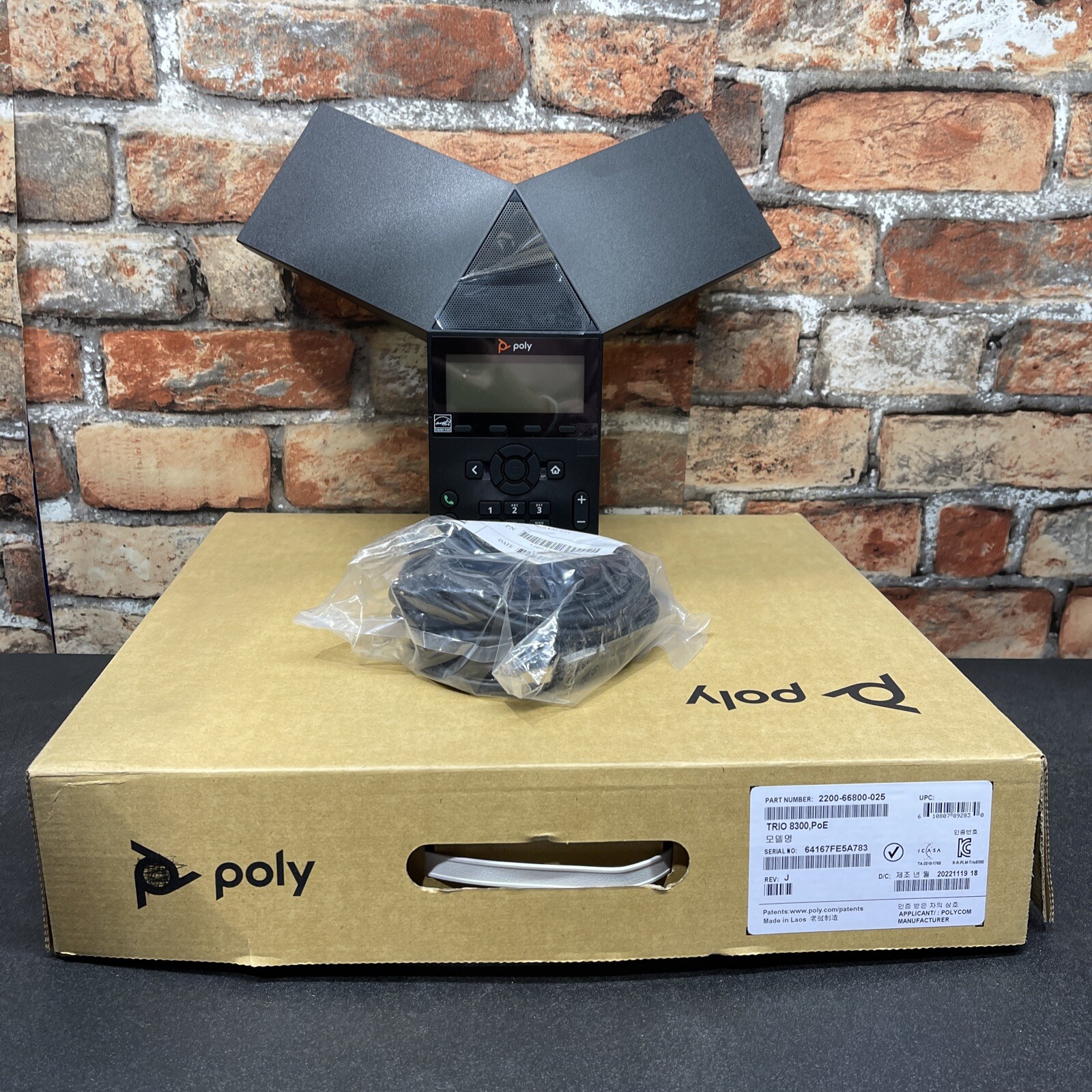 Polycom Trio 8300 PoE SIP Conference Phone 2200-66800-025