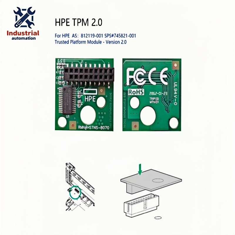 TPM 2.0 Module For HPE 812119 001 745821 001 20pin TPM Board Module Accessory