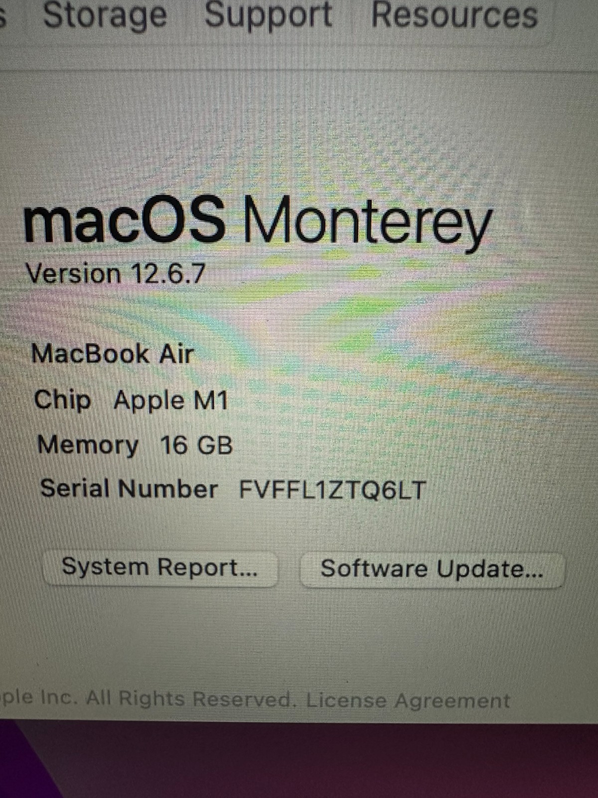 Apple MacBook Air 13" M1 2020 – 16GB RAM – 2TB SSD – With Cover (Good Condition)
