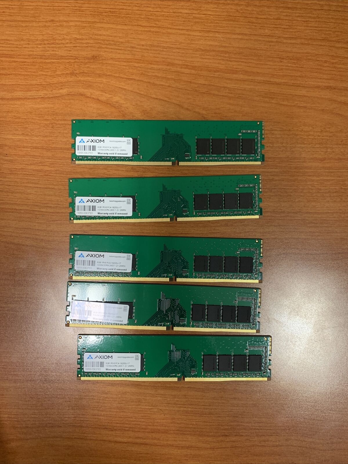 Axiom 8gb DDR4 2400 Ram (set of 5)