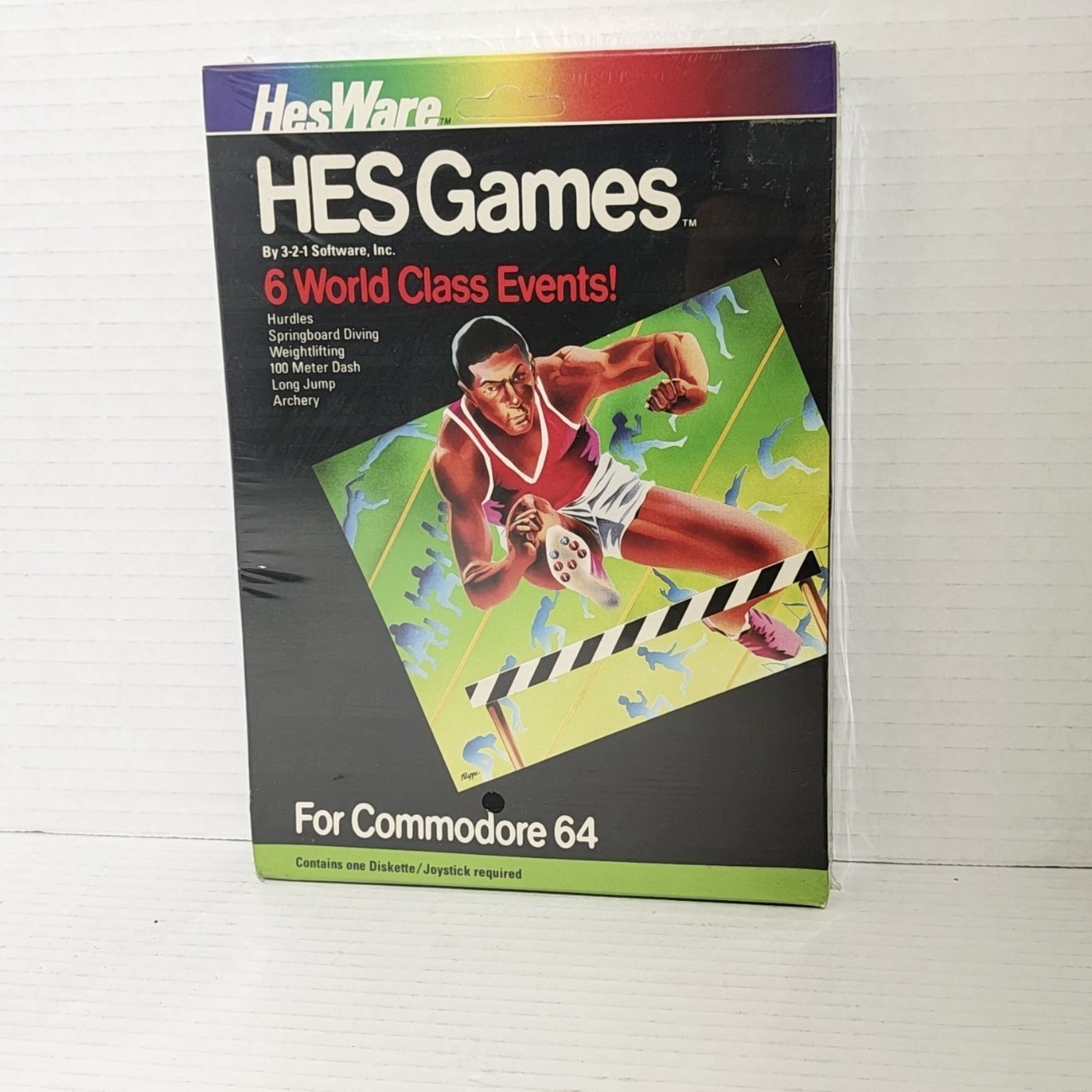 HESGames 6 World Class Events C64/128 HesWare New Sealed Vintage 1984