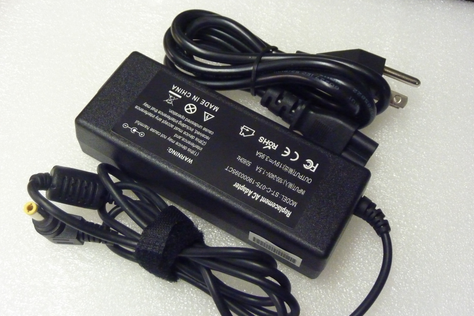AC Adapter Power Cord Battery Charger 75W 19V 3.95A For Toshiba PA5034U-1ACA