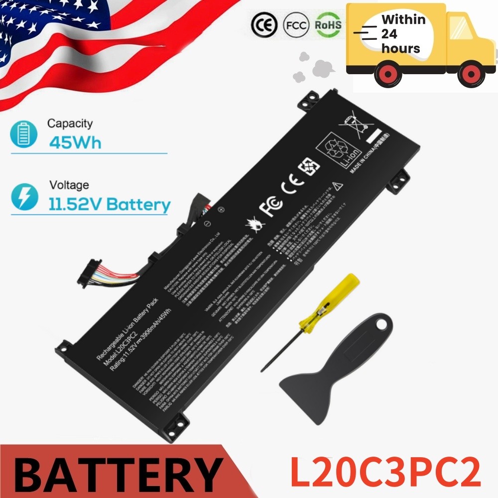 L20C3PC2 L20M3PC2 Battery For Lenovo Ideapad Gaming 3-15ACH6 3-15IHU6 L360-15