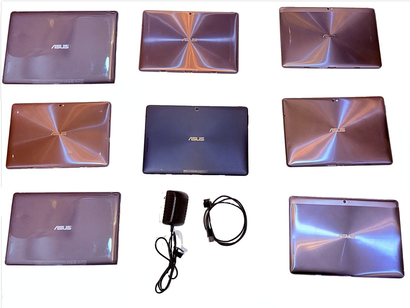Lot-8 Asus Transformer Pad’s, Infinity TF100T, TF300T & TF700T wChargers.