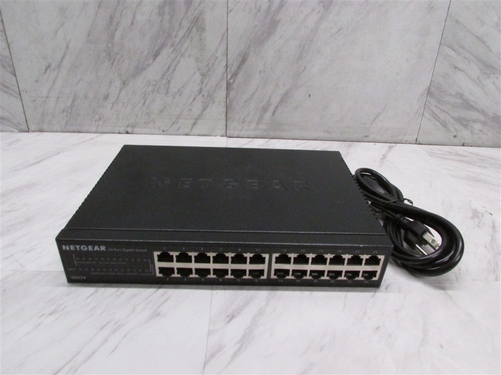 NETGEAR 24-Port Gigabit Ethernet Unmanaged Switch (GS324 v2) -tested