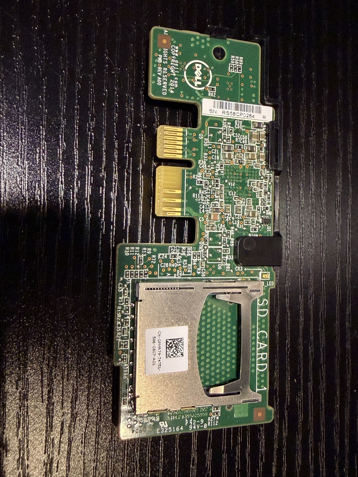 Dell PMR79 Internal Dual SD Card Reader Module for PowerEdge 13th Gen