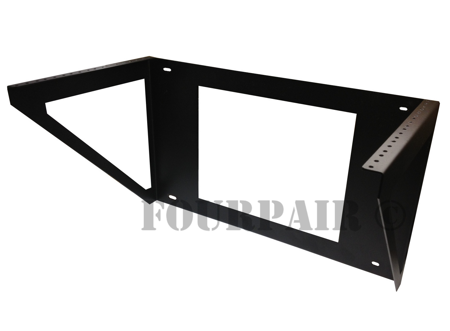 6 Space 6U 19" Vertical Low Profile Space Saver Network IT Steel Wall Mount Rack