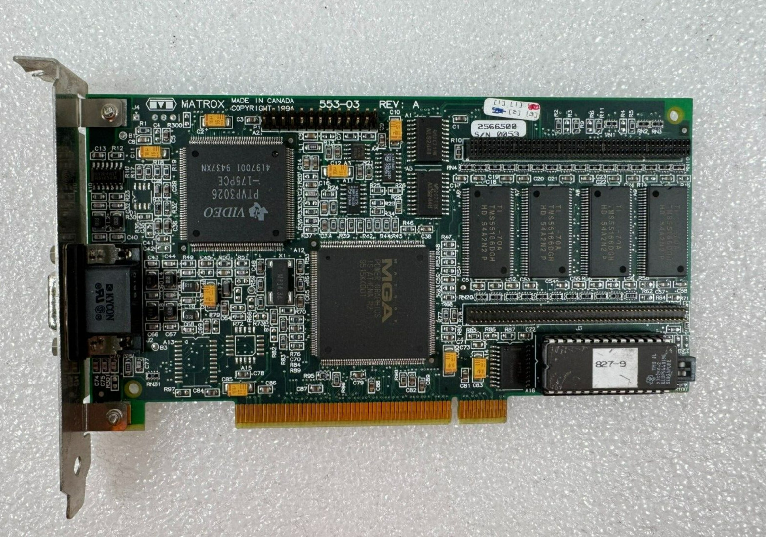 Matrox 553-03 Video Card