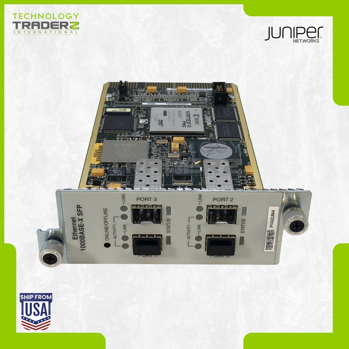 710-014634 Juniper Multi-Rate SONET 4 Port SFP Interface Controller Module
