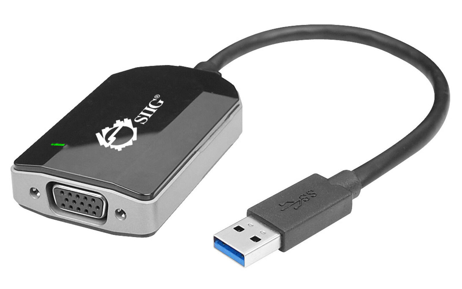 SIIG USB 3.0 to VGA Multi Monitor Video Adapter (JU-VG0211-S1)
