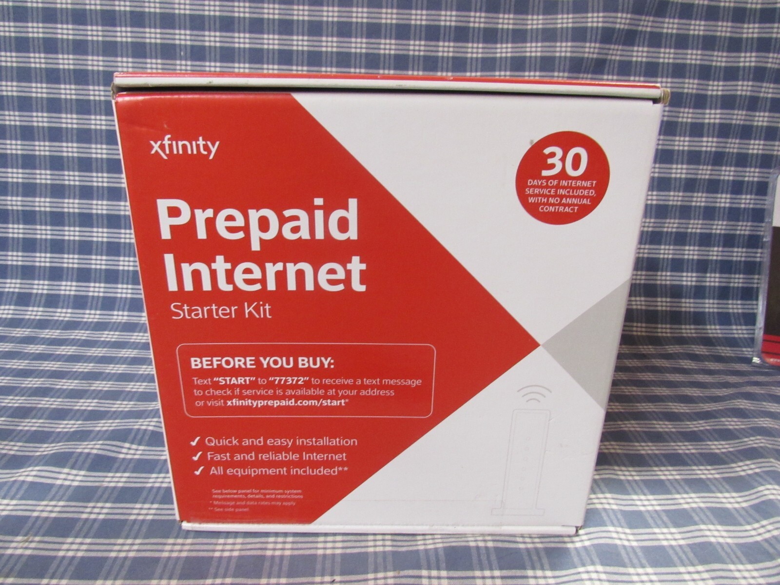 Xfinity Prepaid Internet Starter Kit (BoxSealed Please Read Carefully) 