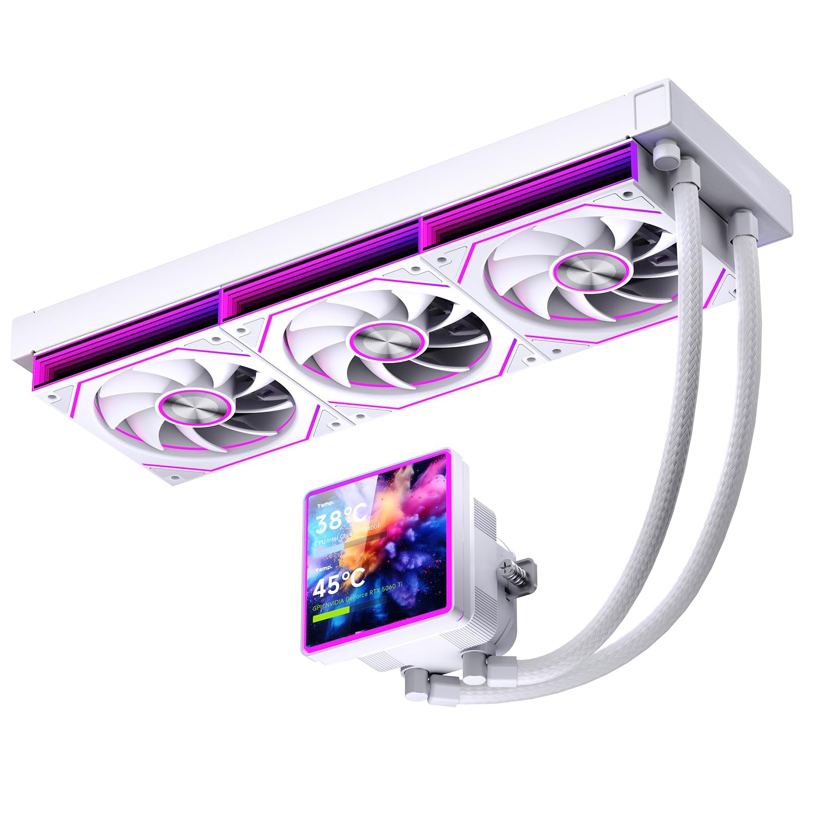 ProFlow SE 360mm ARGB Black AIO CPU Cooler-Water Liquid Cooling System|4-Inch