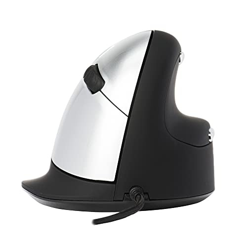 R-Go HE Ergonomic Mouse for big hand, With Break Software, USB-C Wired (with USB