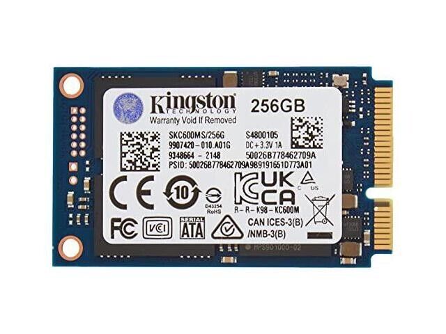Kingston SSD KC600 256GB mSATA Drives  - LOT OF QTY 5 - BRAND NEW