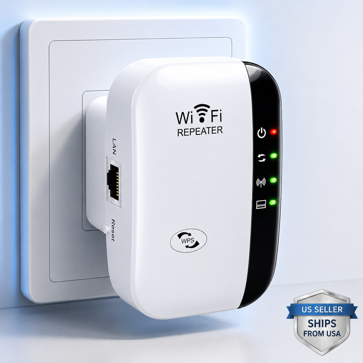 Wifi Extender Signal Booster up to 5000Sq.Ft and 55 Devices, Wifi Range Extender