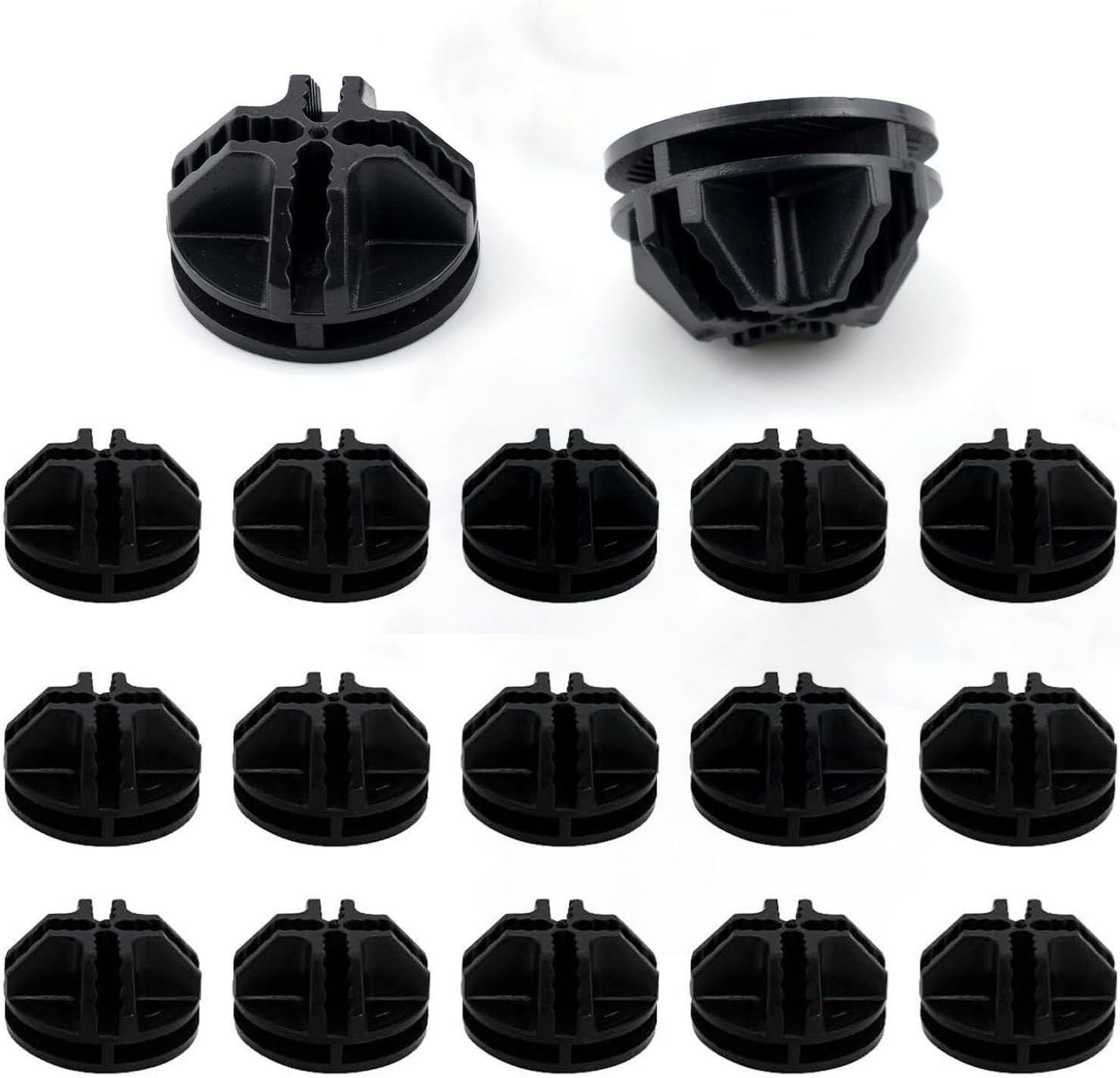 30 PCS Metal Wire Cube Connectors for Storage Organizer, Grid Connectors
