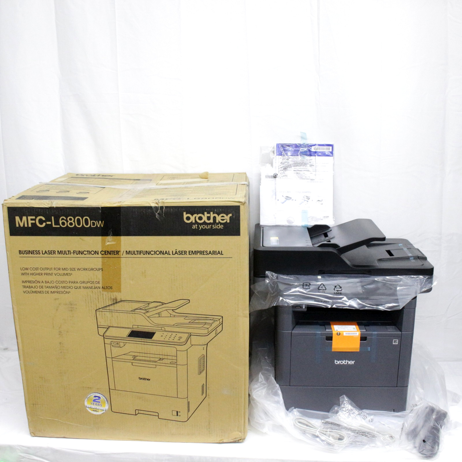 Brother MFC-L6800DW Wireless Laser All-in-One Duplex Print Scan Open Box