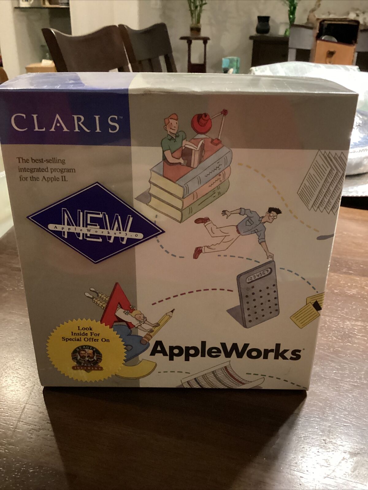 Apple II Claris Appleworks Software Vintage ProDOS 1989 Disks Guide Vintage New