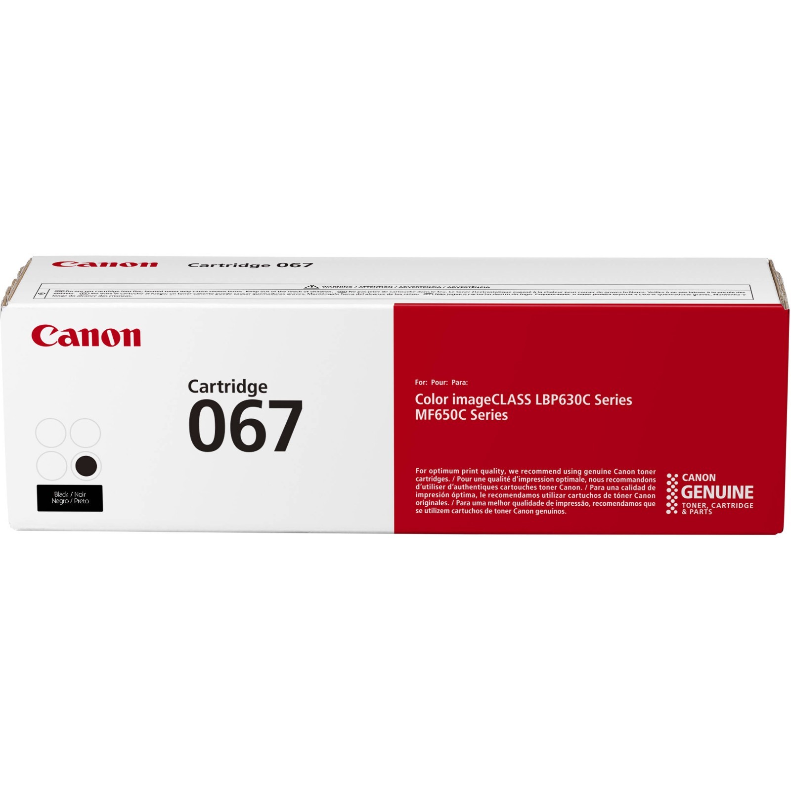 NEW GENUINE - CANON 067H High Yield BLACK TONER Unopened