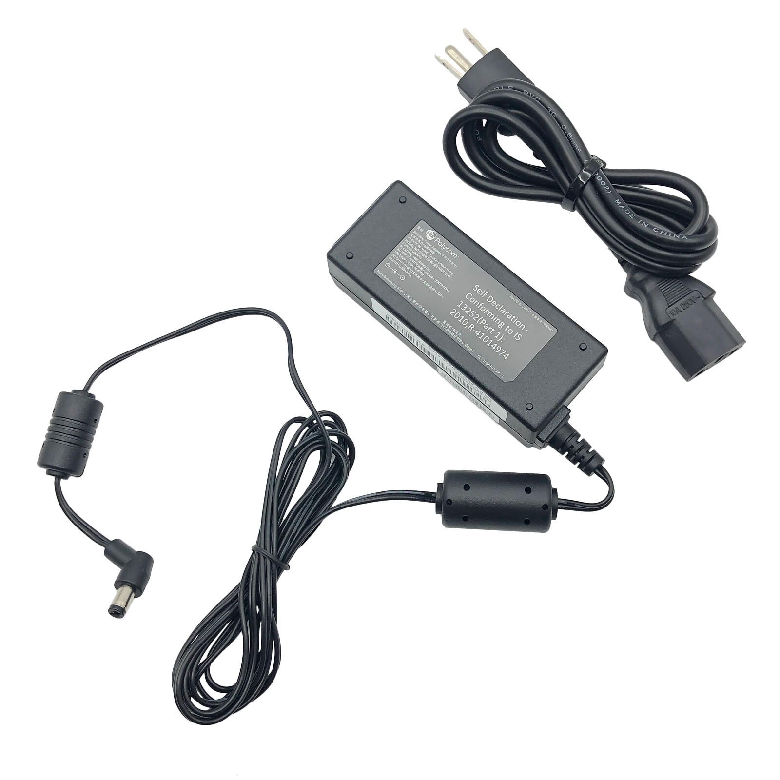 Genuine Polycom AC Adapter Power Supply 48V for Avaya Nortel IP Phones Series