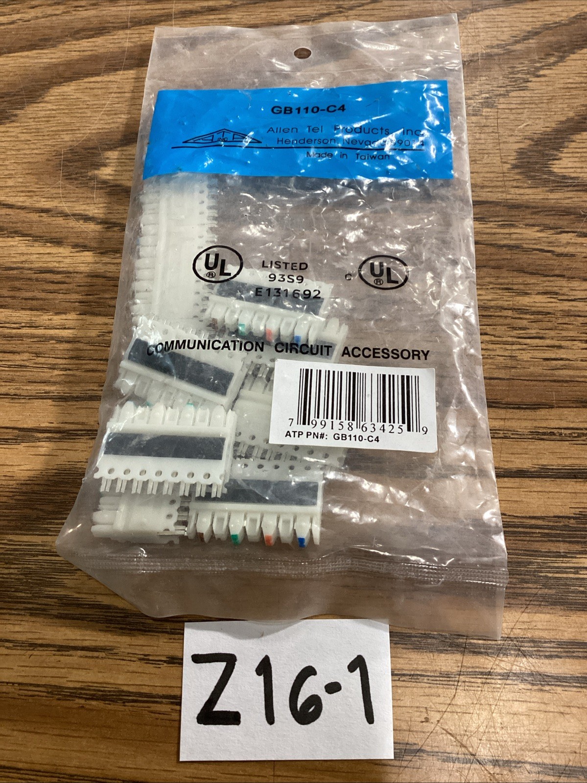 GB 110-C4 Connector Block Block Allen Tel Products (10 per bag)