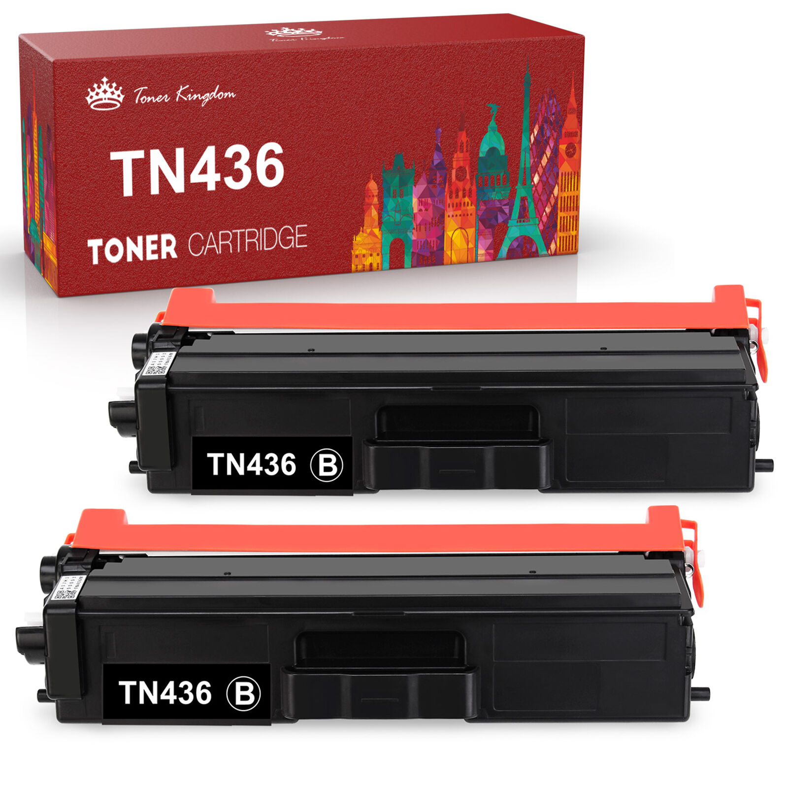 2x TN436 Toner Cartridge for Brother TN433 HL-L8360CDWT MFC-L8900CDW High Yield