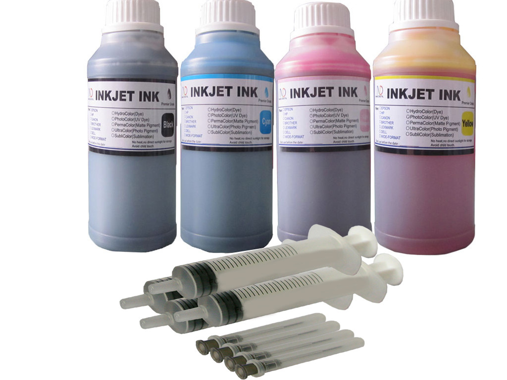 4x250ml ND Non-OEM Dye Refill Ink for 502 T502 Ink Bottle ET-2760 2850 3710 4850