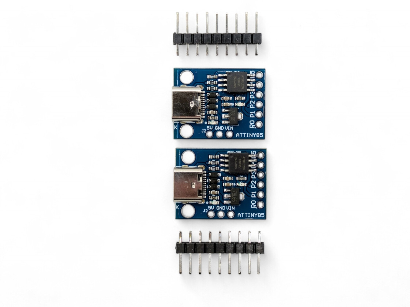 2pcs Digispark ATtiny85 USB-C Development Board Microcontrollers for Arduino