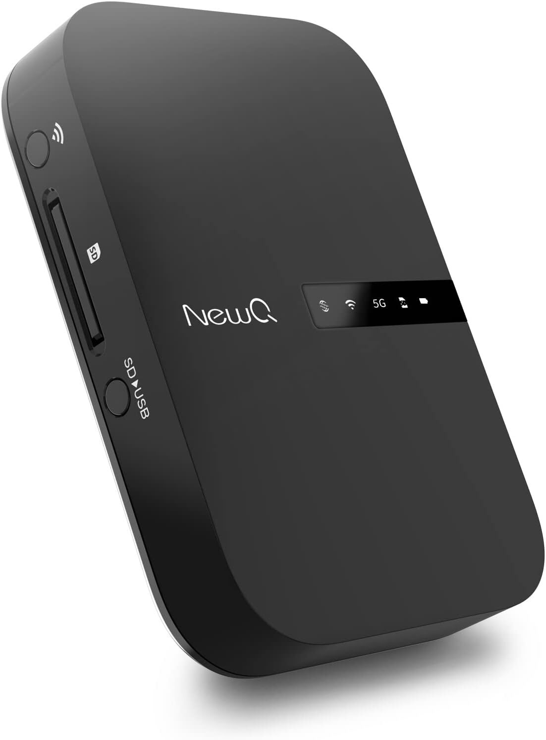 Newq Filehub Ac750 Travel Router: Portable Hard Drive Sd Card Reader & Electr...