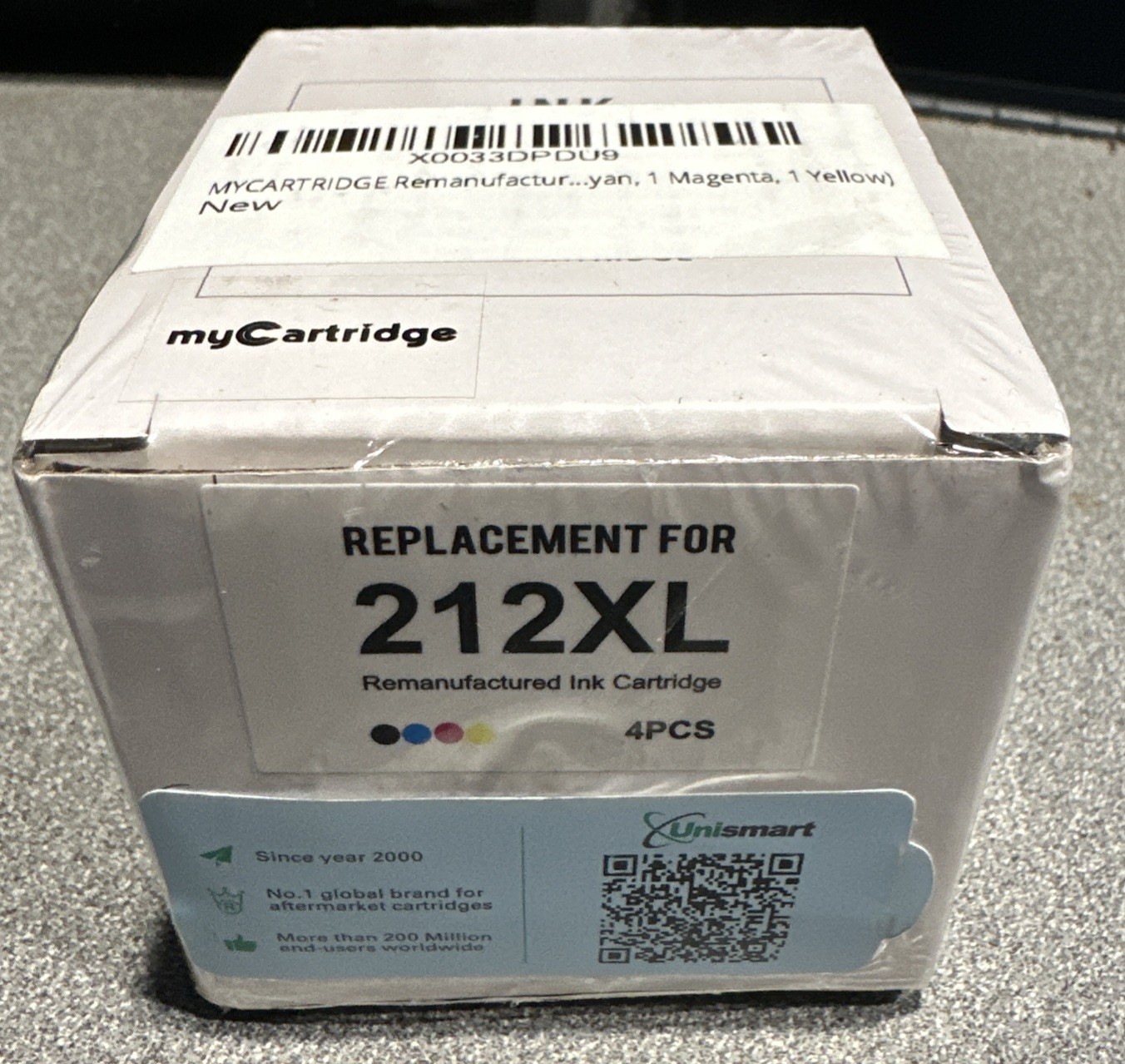4PK 212XL Ink replacement for Epson 212XL Workforce WF-2830 XP-4105 Printer