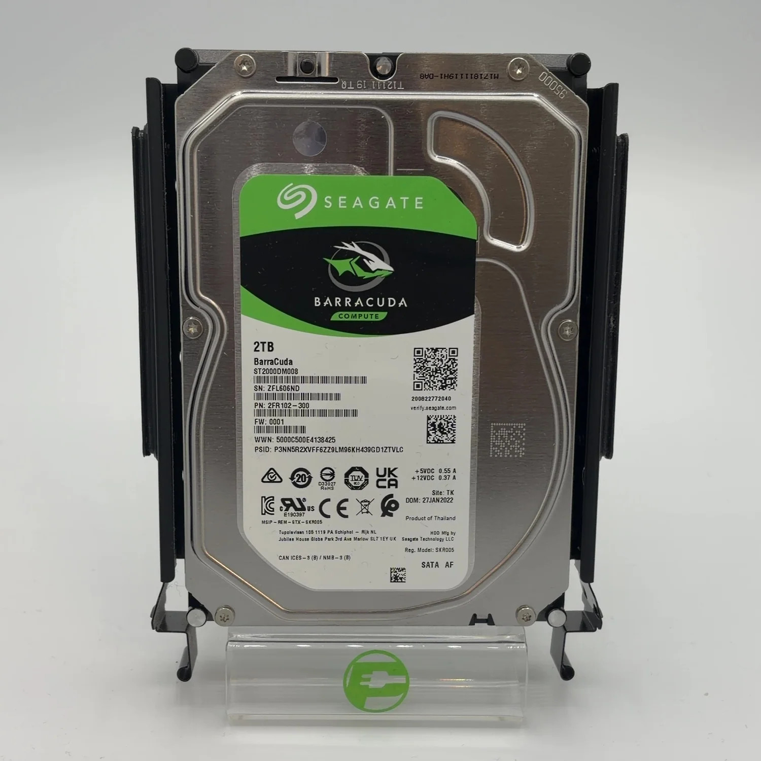 Seagate 3.5" Barracuda 2TB SATA III 6Gbps HDD ST2000DM008