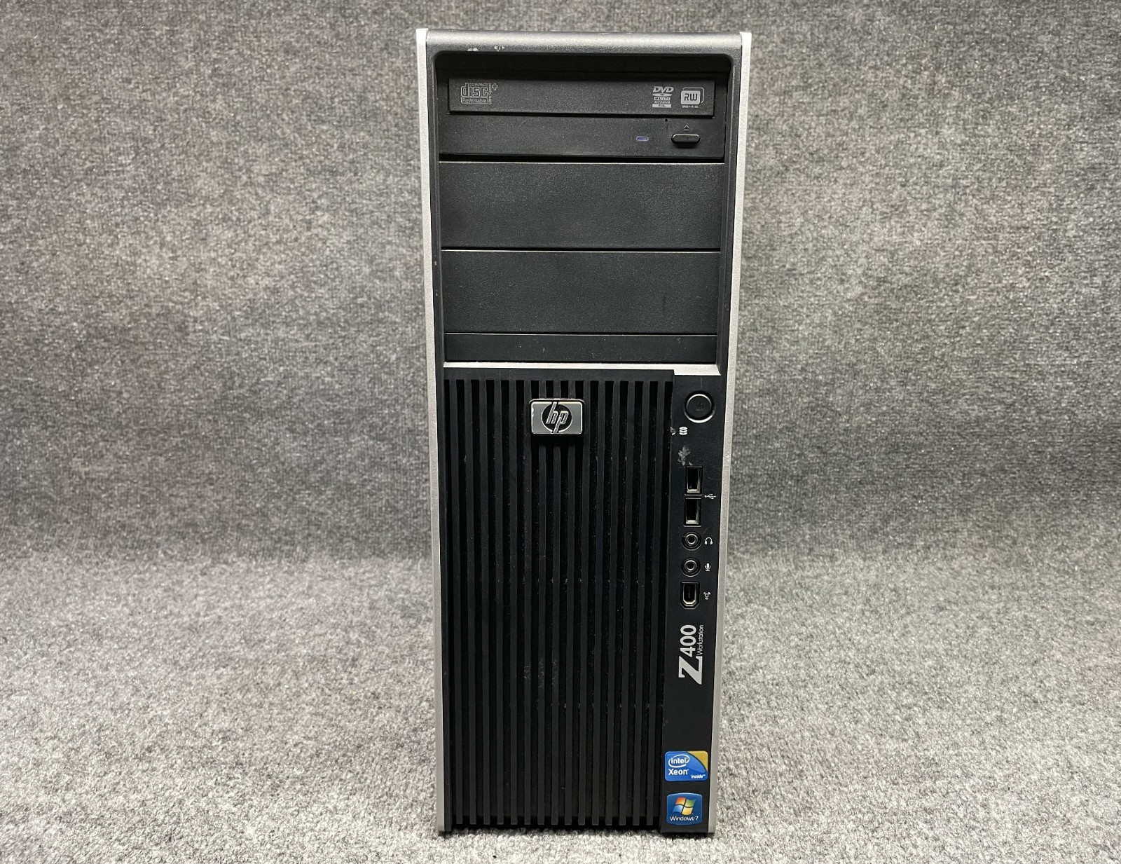 HP Z400 WorkStation Tower Intel Xeon W3565 3.20GHz 12GB RAM 250GB HDD