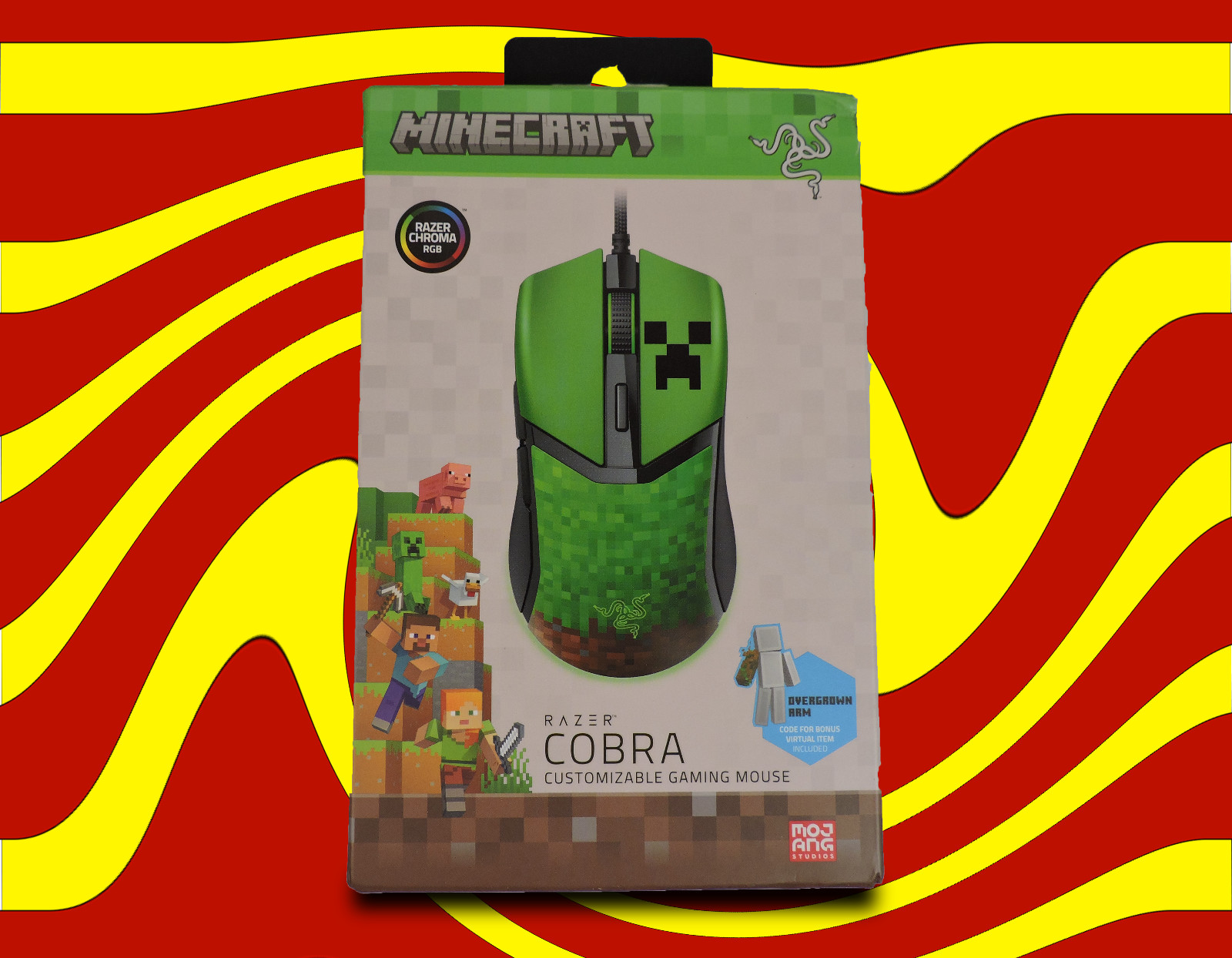 Razer Cobra Minecraft Edition RBG Wired Gaming Mouse