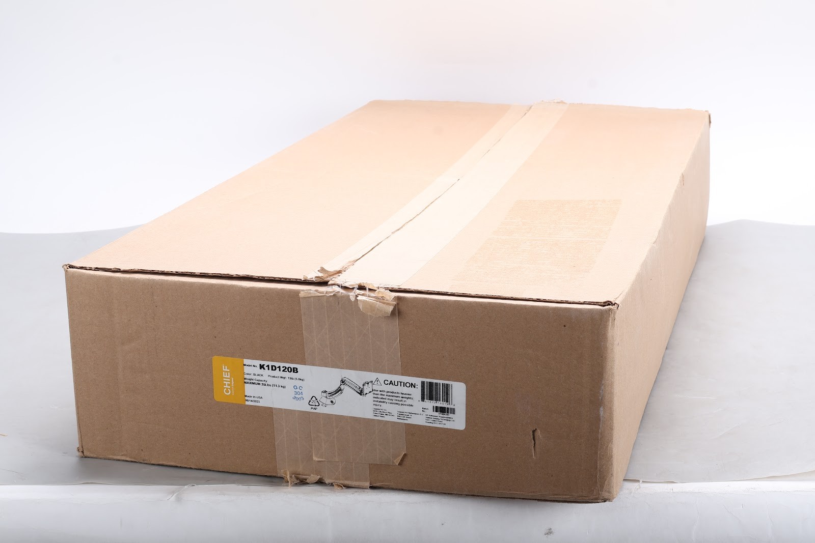 Chief K1D120B K1 Desk Mount Single Display Arm Monitor Mount - New Open Box