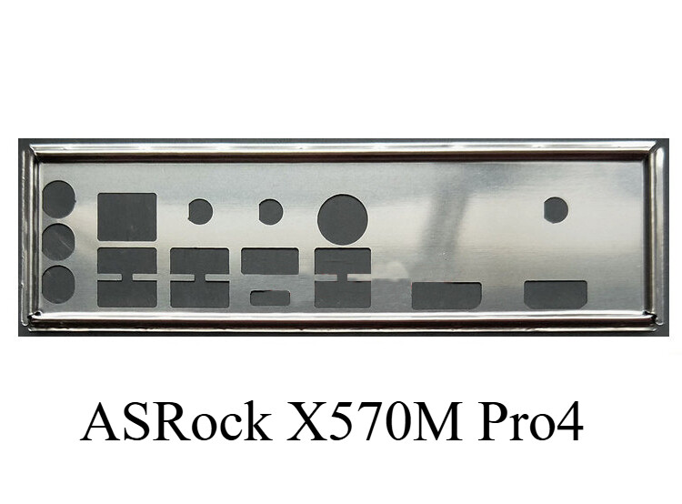 Shield I/O IO For ASRock X570M Pro4 Rear Baffle Backplate Motherboard NEW