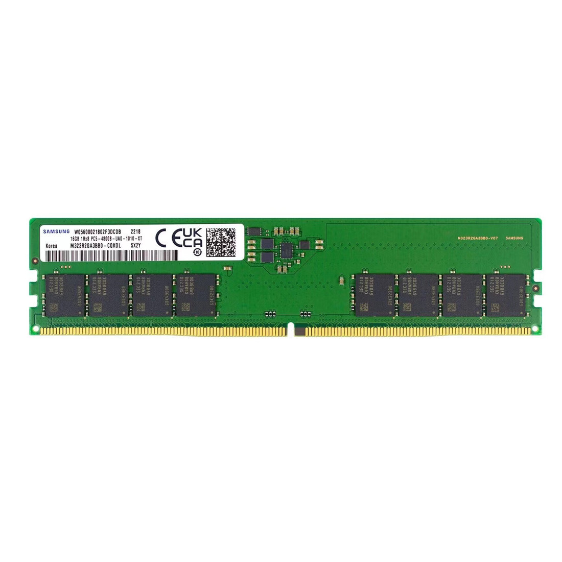 Samsung 16GB DDR5 4800MHz PC5-38400 288-Pins UDIMM Memory Ram M323R2GA3BB0-CQK