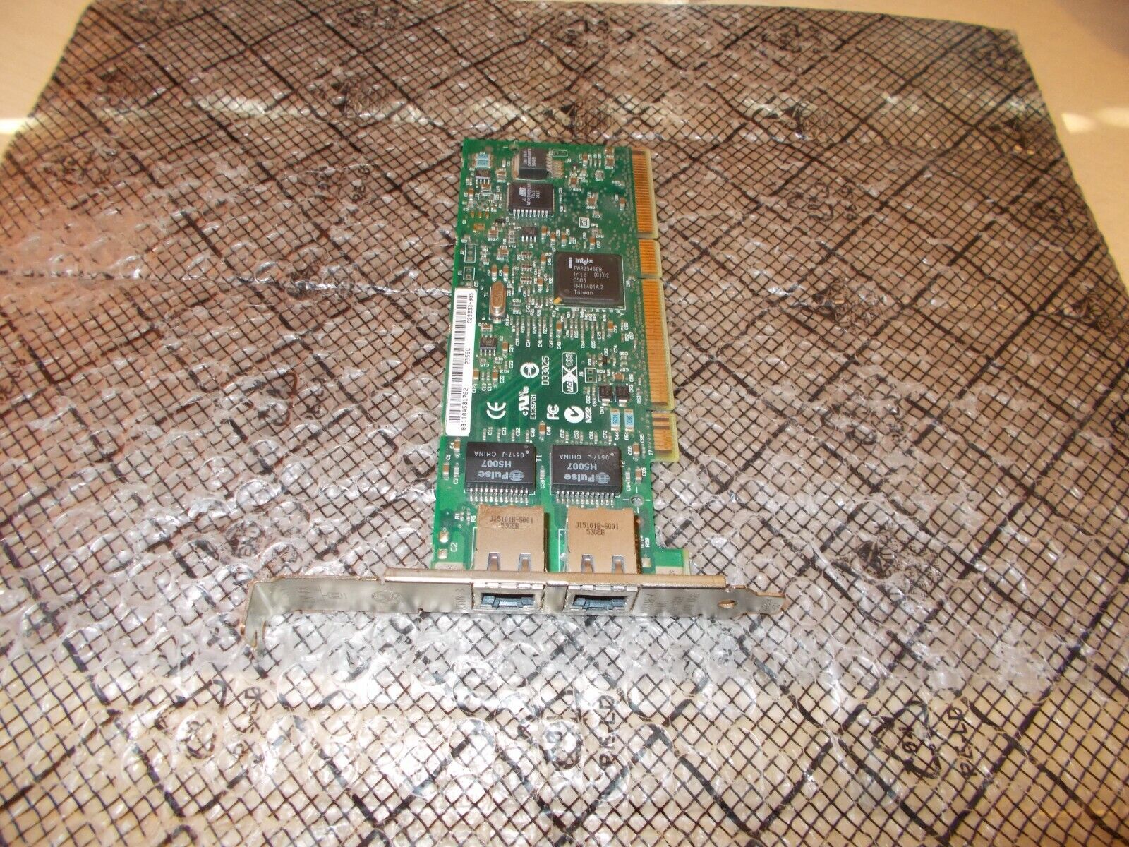 HP NC7170 Intel Pro 1000T Dual Port PCI-X Gigabit Network Card 313586-001