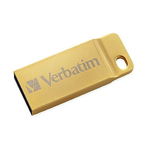 Verbatim 16 GB Metal Executive USB 3.0 Flash Drive Gold